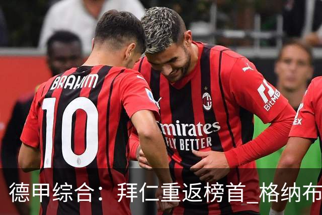 德甲综合：拜仁重返榜首 格纳布里迎百球里程碑
